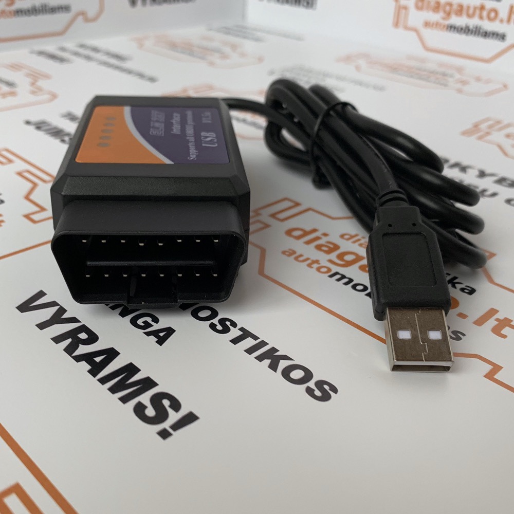 ELM327 USB Interface OBDII OBD2 Diagnostic Auto Car Scanner Scan Tool Cable  V1.5