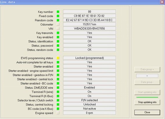 convient BMW Scanner 1.4.0 interface de diagnostic lecteur de code scan E38  E39