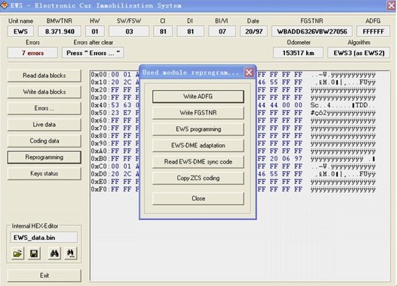 AMHTDOL for BMW Scanner 1.4.0 Programmer V1.4 Eeprom Programmer Code Reader  Work for BMW E46,E38,E39,E53,E83,E85 Vehicle Fit ECU Programming Tool OBD2