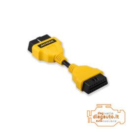 AUTOOL OBD2 16 kontaktų trumpas prailginimo kabelis – 14–15 cm