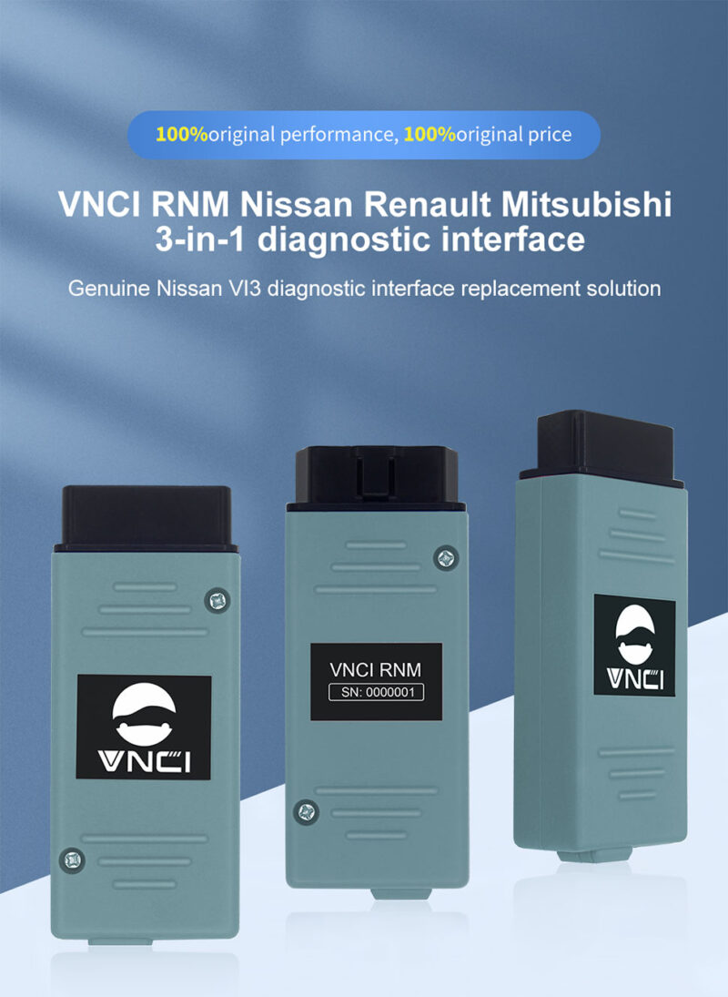 VNCI RNM for Nissan / Renault / Mitsubishi 3-in-1 Diagnostikos Įranga ...