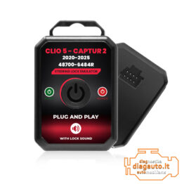 Renault Clio 5 Captur 2 2020-2025 Steering Lock Emuliatorius (Plug & Play)