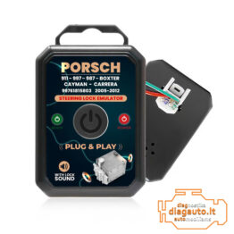 Porsche 911, 997, 987 Boxster, Cayman, Carrera 2005-2012 Vairo Užrakto Emuliatorius (Plug & Play!)
