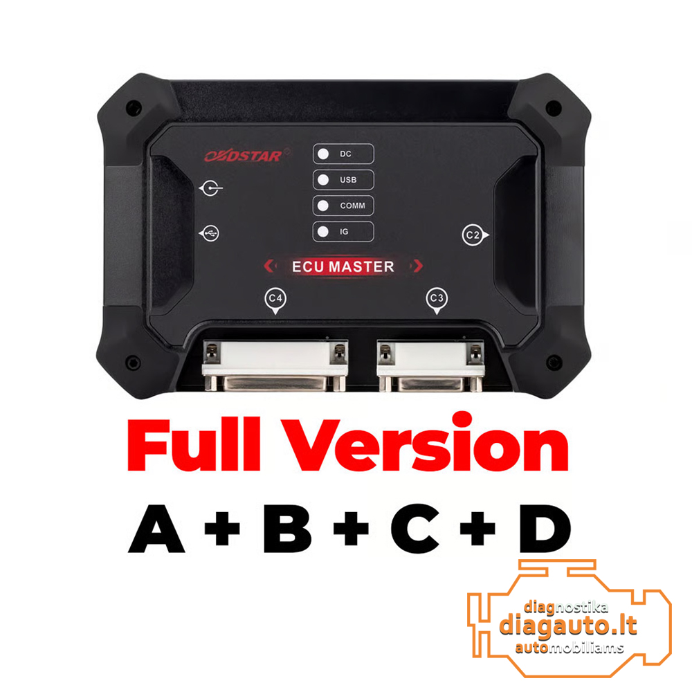 OBDSTAR ECU MASTER Full Configuration A+B+C+D