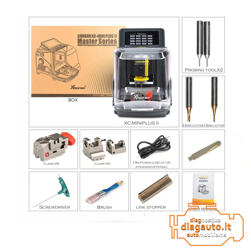 Xhorse Condor XC-MINI Plus II Professional Key Cutting Machine - Image 3