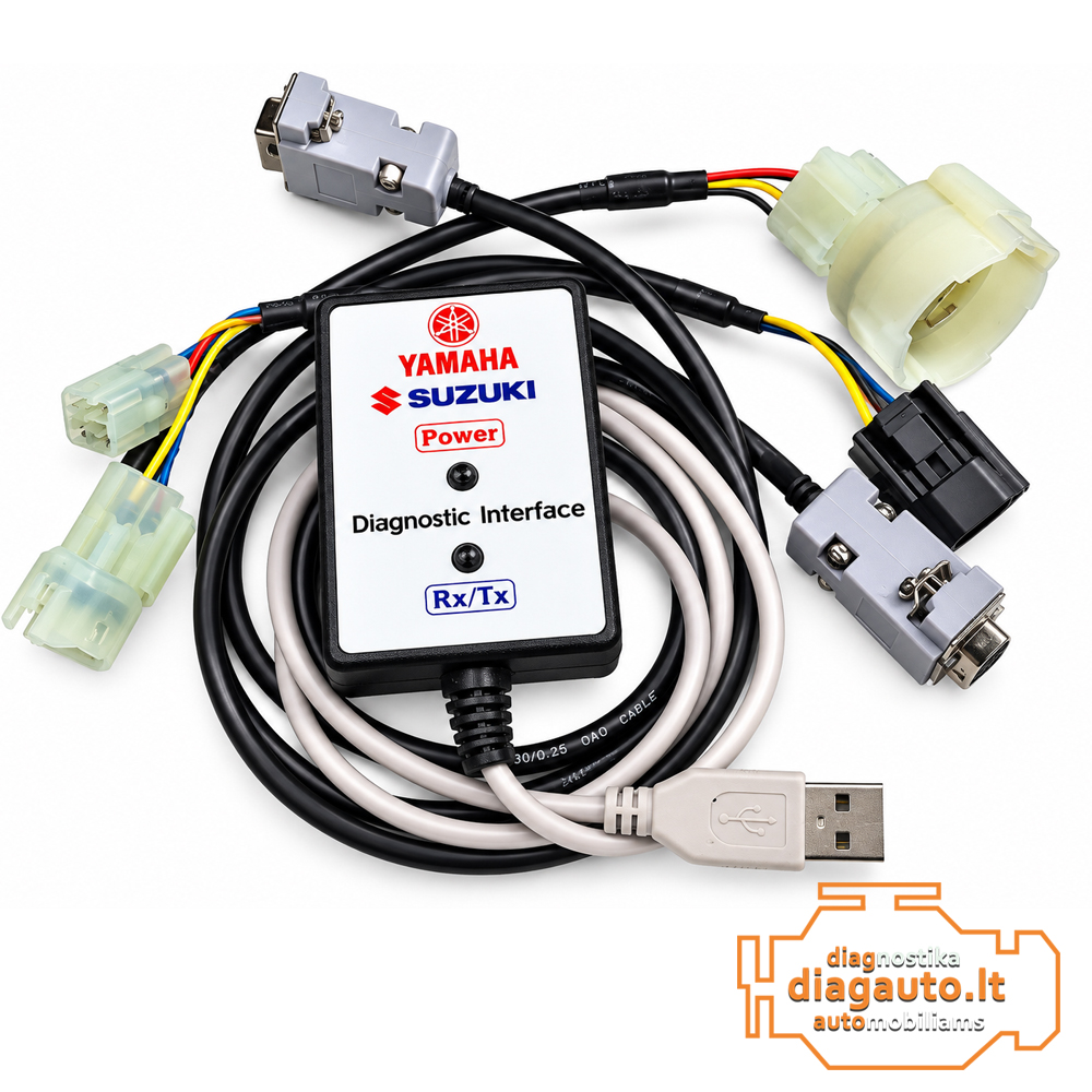 SUZUKI & YAMAHA Outboard Marine Profesionali Diagnostikos Įranga