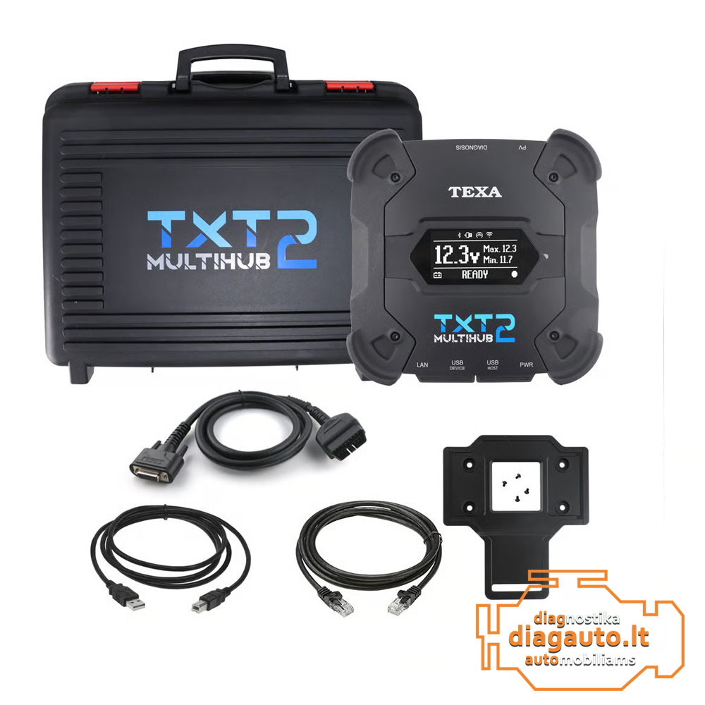 TEXA NAVIGATOR TXT MULTIHUB 2 – profesionali sunkvežimių diagnostikos sąsaja su Full Truck Activation - Image 2
